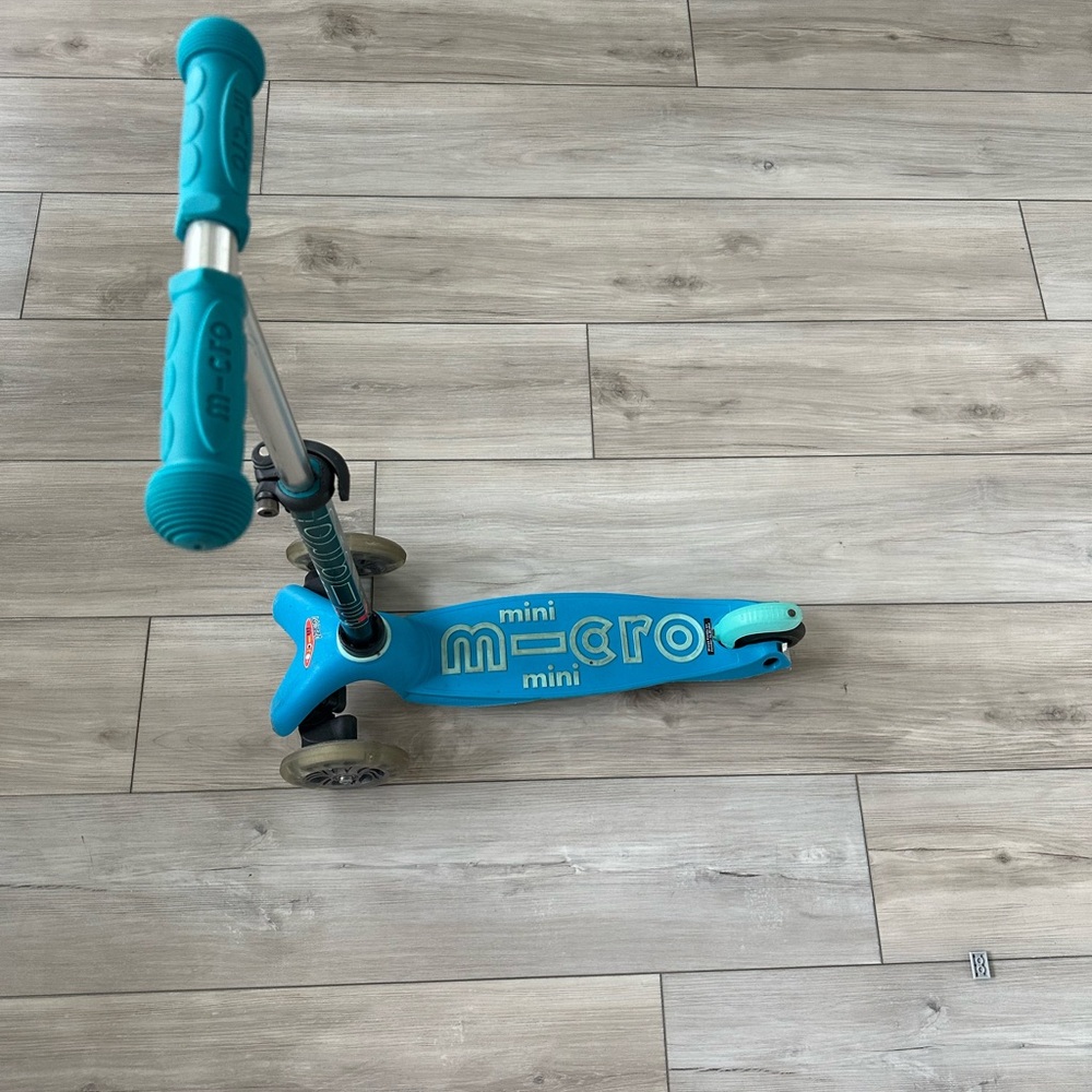 Micros Blue Two-Wheel Toy Scooter